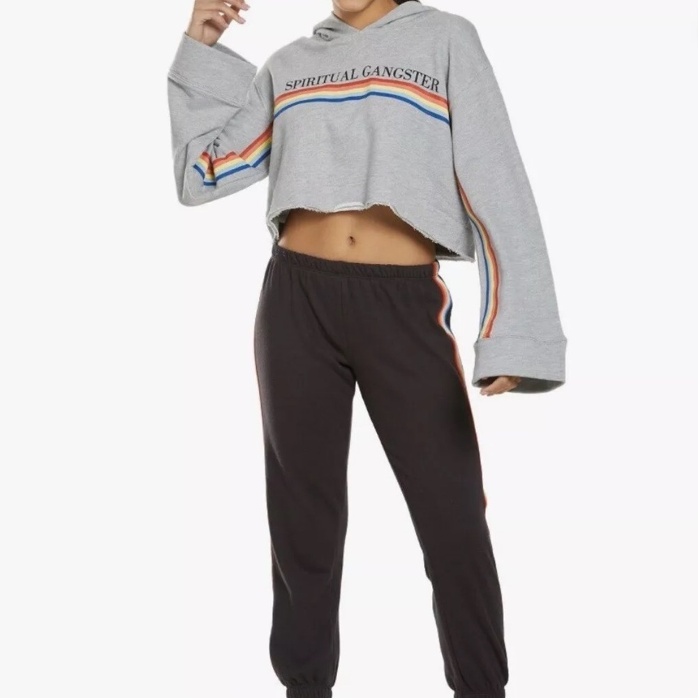 Spiritual Gangster SG Rainbow Dancin The Night Away Hoodie SMALL - Picture 2 of 9